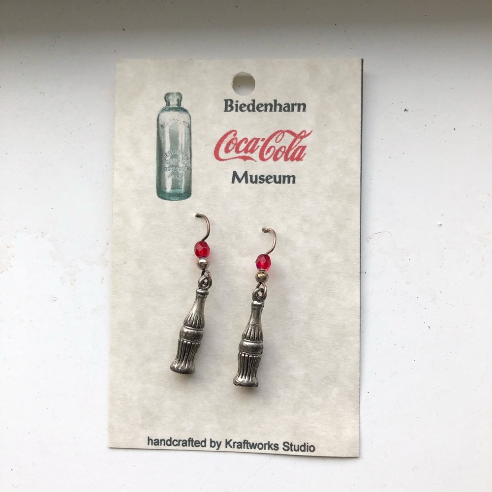 Coca Cola Bottle Earrings